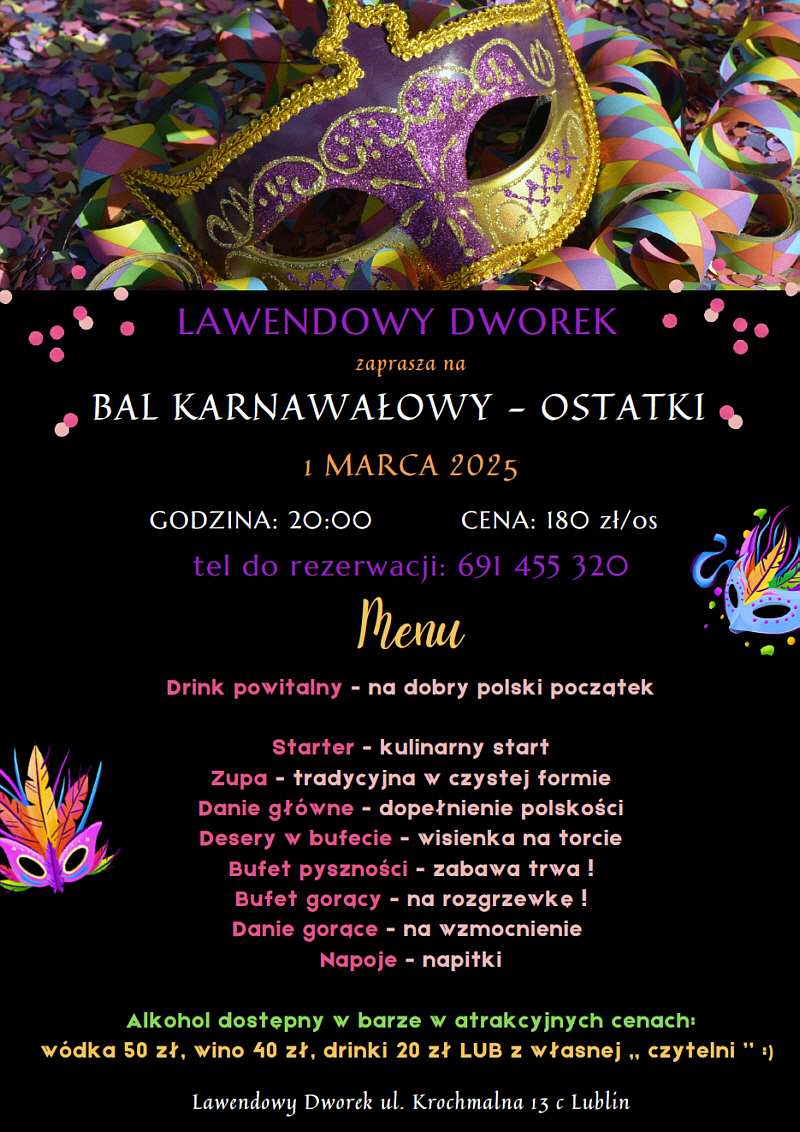 LawendowyDworek-Karnawal2025-plakat1